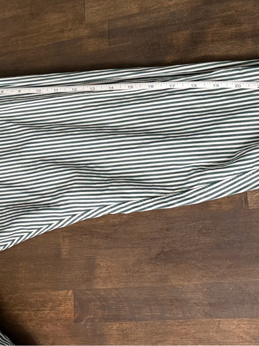 Ralph Lauren Green Stripe Button Down Shirt Sz 18 (36-37) Lightweight Cotton - Picture 5 of 11